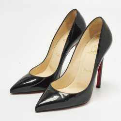 Pre Owned Christian Louboutin So Kate Size 39 Black Patent Leather Pumps