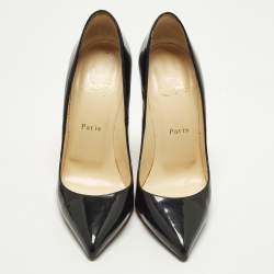 Pre Owned Christian Louboutin So Kate Size 39 Black Patent Leather Pumps