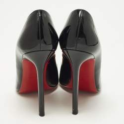 Pre Owned Christian Louboutin So Kate Size 39 Black Patent Leather Pumps