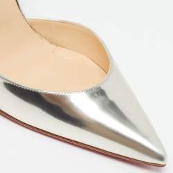 Pre Owned Christian Louboutin Iriza Size 39 Gold Patent Leather Pumps