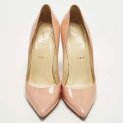 Pre Owned Christian Louboutin Size 39 Pink Patent Leather Pumps