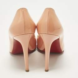 Pre Owned Christian Louboutin Size 39 Pink Patent Leather Pumps