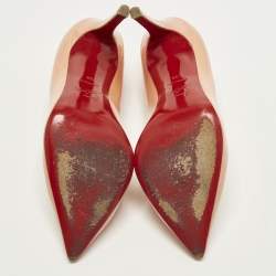Pre Owned Christian Louboutin Size 39 Pink Patent Leather Pumps