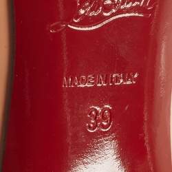 Pre Owned Christian Louboutin Size 39 Pink Patent Leather Pumps