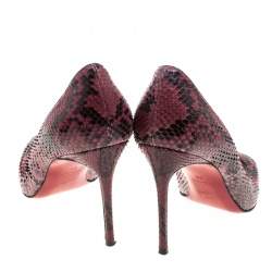 Christian Louboutin Pink Python Fifi Pumps Size 38