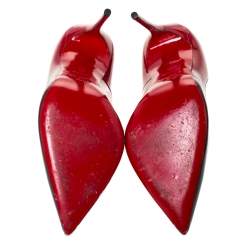 مملوكة مسبقًا Christian Louboutin Two Tone Patent Leather Ombre So Kate Pumps Size 38