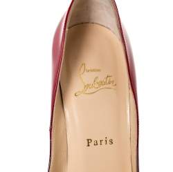 مملوكة مسبقًا Christian Louboutin Two Tone Patent Leather Ombre So Kate Pumps Size 38