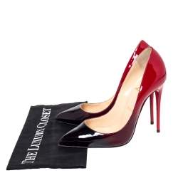مملوكة مسبقًا Christian Louboutin Two Tone Patent Leather Ombre So Kate Pumps Size 38