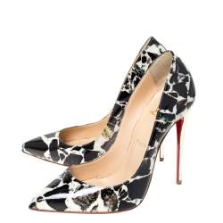 Pre Owned Christian Louboutin Multicolor Patent Pigalle Follies Pointed Toe Pumps Size 39