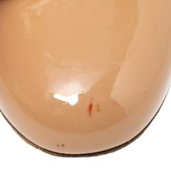 Christian Louboutin Beige Patent Leather Simple Pumps Size 37.5