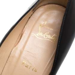 Christian Louboutin Black Leather So Kate Pumps Size 40.5