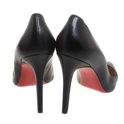 Christian Louboutin Black Leather So Kate Pumps Size 40.5