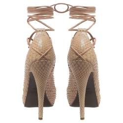 Christian Louboutin Beige Python Bloody Mary Pumps Size 39