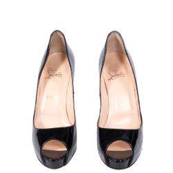 Christian Louboutin Black New Very Prive Pumps Size EU 39.5