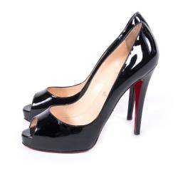 Christian Louboutin Black New Very Prive Pumps Size EU 39.5