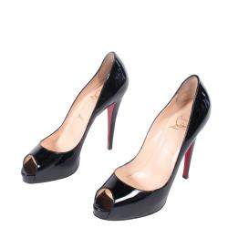 Christian Louboutin Black New Very Prive Pumps Size EU 39.5