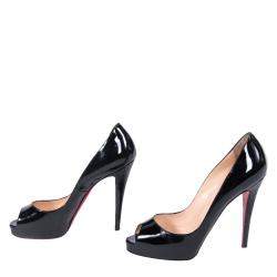 Christian Louboutin Black New Very Prive Pumps Size EU 39.5