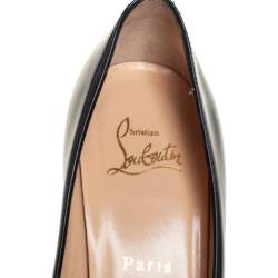 Pre Owned Christian Louboutin Black Patent Leather New Simple Pumps Size 38.5