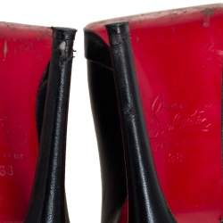 Pre Owned Christian Louboutin Black Leather New Simple Pumps Size 38