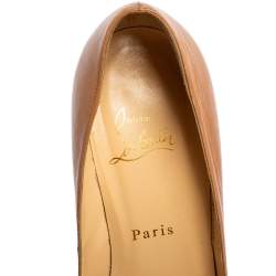 Christian Louboutin Beige Leather Very Prive Pumps Size 39.5
