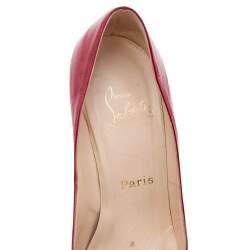 Christian Louboutin Red Eel Leather Pumps Size 36.5