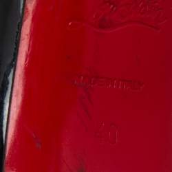 Pre Owned حذاء كعب عالي كريستيان لوبوتان ايريزا جلد لامع أسود مقاس 40