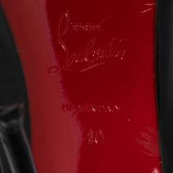 Pre Owned Christian Louboutin Black Patent Leather So Kate Pumps Size 40