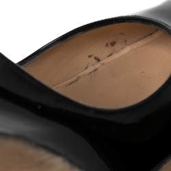 Pre Owned Christian Louboutin Black Patent Leather So Kate Pumps Size 40