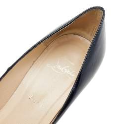 Pre Owned Christian Louboutin  Patent Leather Pointed Toe Pumps Size 36.5