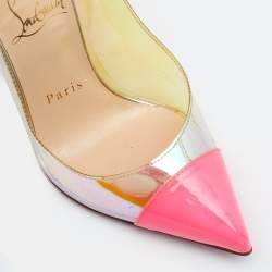 Christian Louboutin Multicolor PVC and Patent Leather Pumps Size 36