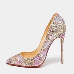 Louboutin hot sale glitter heels