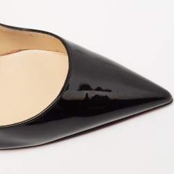 مملوكة مسبقًا Christian Louboutin Black Patent Leather So Kate Pointed Toe Pumps Size 39