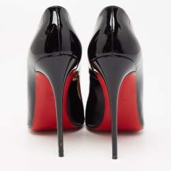 مملوكة مسبقًا Christian Louboutin Black Patent Leather So Kate Pointed Toe Pumps Size 39