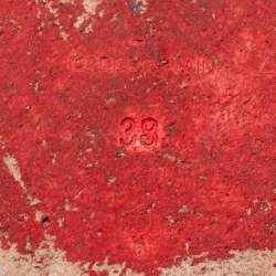 Pre Owned حذاء لوفرز إسبادريل كريستيان لوبوتان غالا كانفاس أزرق كحلي مطرز شعار مقاس 38