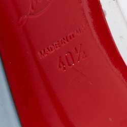 مملوكة مسبقًا Christian Louboutin Light Blue Patent Leather and PVC Degrastrass Pumps Size 40.5