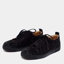 Christian louboutin low top on sale black