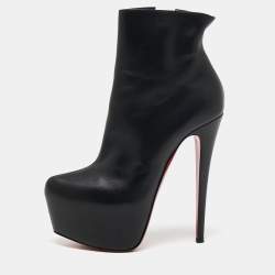 Christian louboutin 2025 platform ankle boots