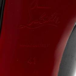 مملوكة مسبقًا Christian Louboutin Black Patent Leather Bianca Pumps Size 41