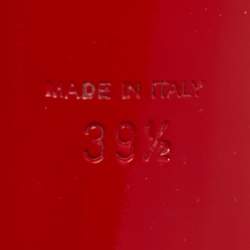 مملوكة مسبقًا Christian Louboutin Black Suede Round Toe Ankle Strap Pumps Size 39.5