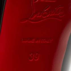 Pre Owned Christian Louboutin Black Patent Leather Bianca Pumps Size 39