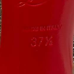 مملوكة مسبقًا Christian Louboutin Gold Glitter So Kate Pumps Size 37.5