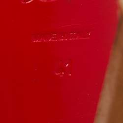 مملوكة مسبقًا Christian Louboutin Brown Leather Bianca Pumps Size 41