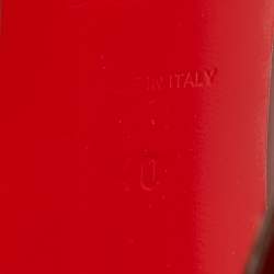 مملوكة مسبقًا Christian Louboutin Metallic Red Patent Simple Pumps Size 40