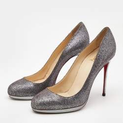 Christian Louboutin Metallic Glitter Neofilo Pumps Size 41