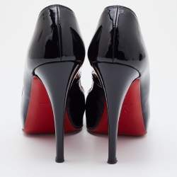 Christian Louboutin Black Patent Leather New Very Prive Pumps Size 39