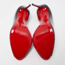 مملوكة مسبقًا Christian Louboutin Black Patent Demi You Pumps Size 39