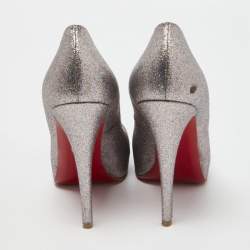Pre Owned Christian Louboutin Multicolor Glitter Very Prive Pumps Size 38.5