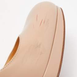 Christian Louboutin Beige Leather New Simple Platform Pumps Size 39