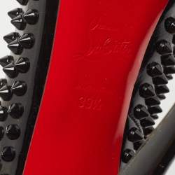 مملوكة مسبقًا Christian Louboutin Black Leather Alti Spike Pumps Size 39.5