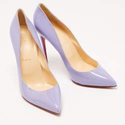 Christian Louboutin Purple Patent Leather So Kate Pumps Size 40
